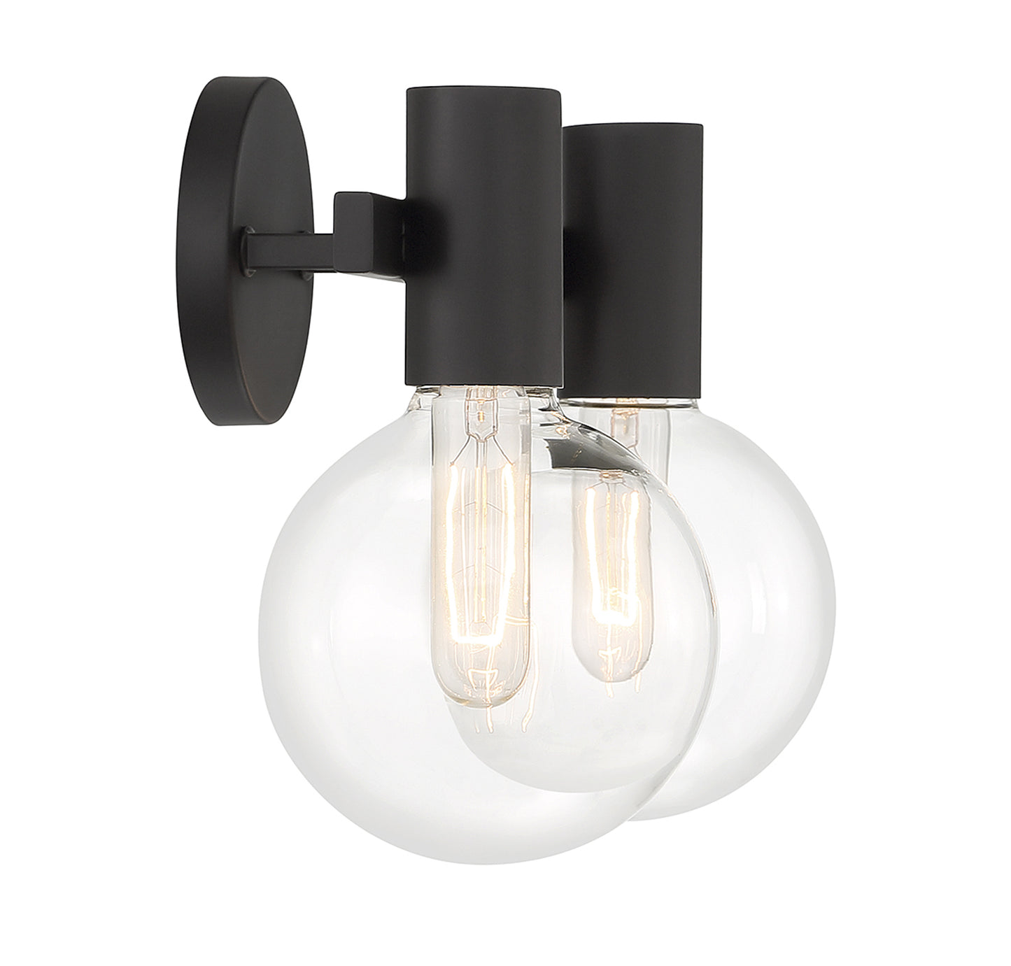 Wright 2-Light Bathroom Vanity Light in Chrome