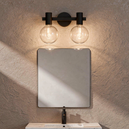 Wright 2-Light Bathroom Vanity Light in Chrome