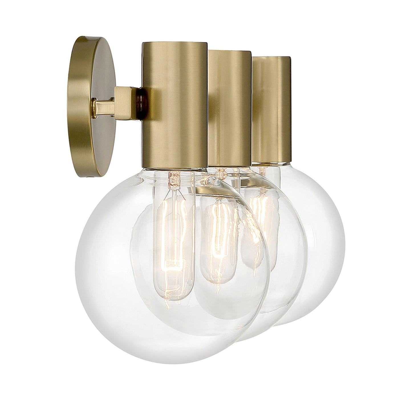 Wright 3-Light Bathroom Vanity Light in Chrome