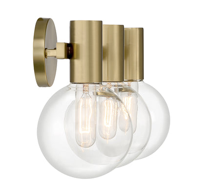 Wright 3-Light Bathroom Vanity Light in Chrome