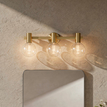 Wright 3-Light Bathroom Vanity Light in Chrome