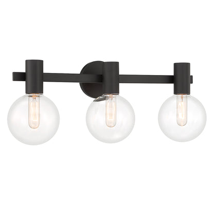 Wright 3-Light Bathroom Vanity Light in Chrome