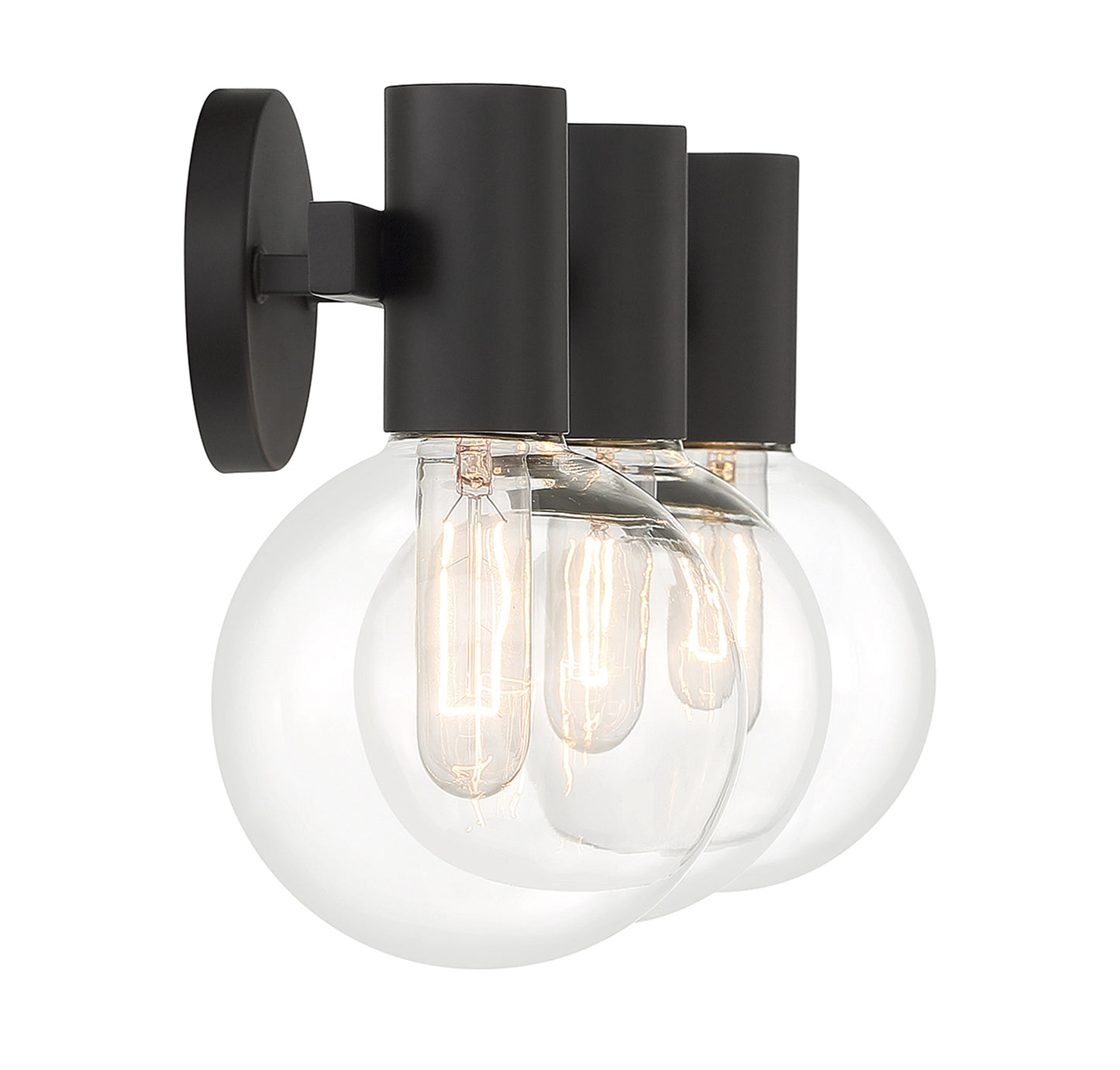 Wright 3-Light Bathroom Vanity Light in Chrome