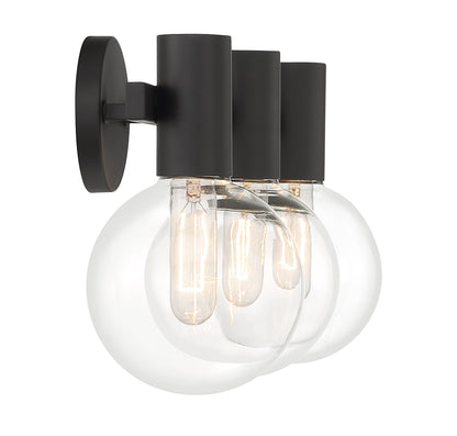Wright 3-Light Bathroom Vanity Light in Chrome