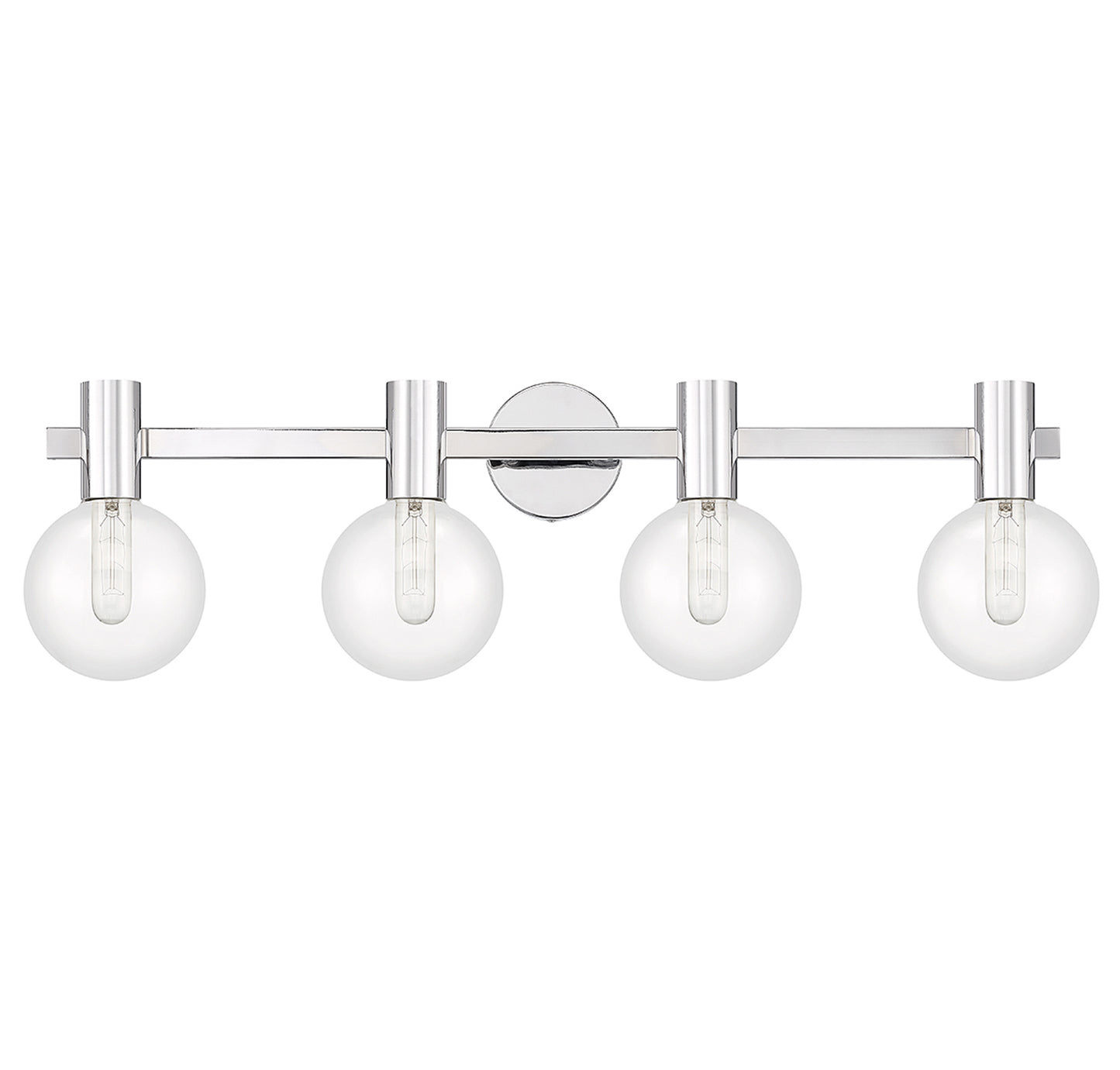 Wright 4-Light Bathroom Vanity Light in Chrome