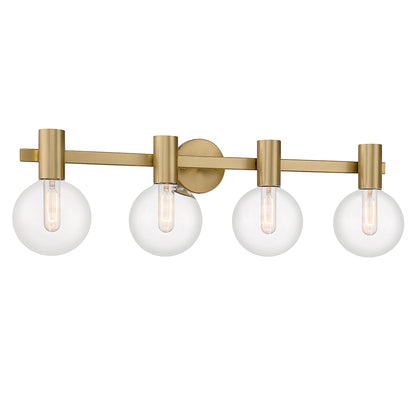 Wright 4-Light Bathroom Vanity Light in Chrome