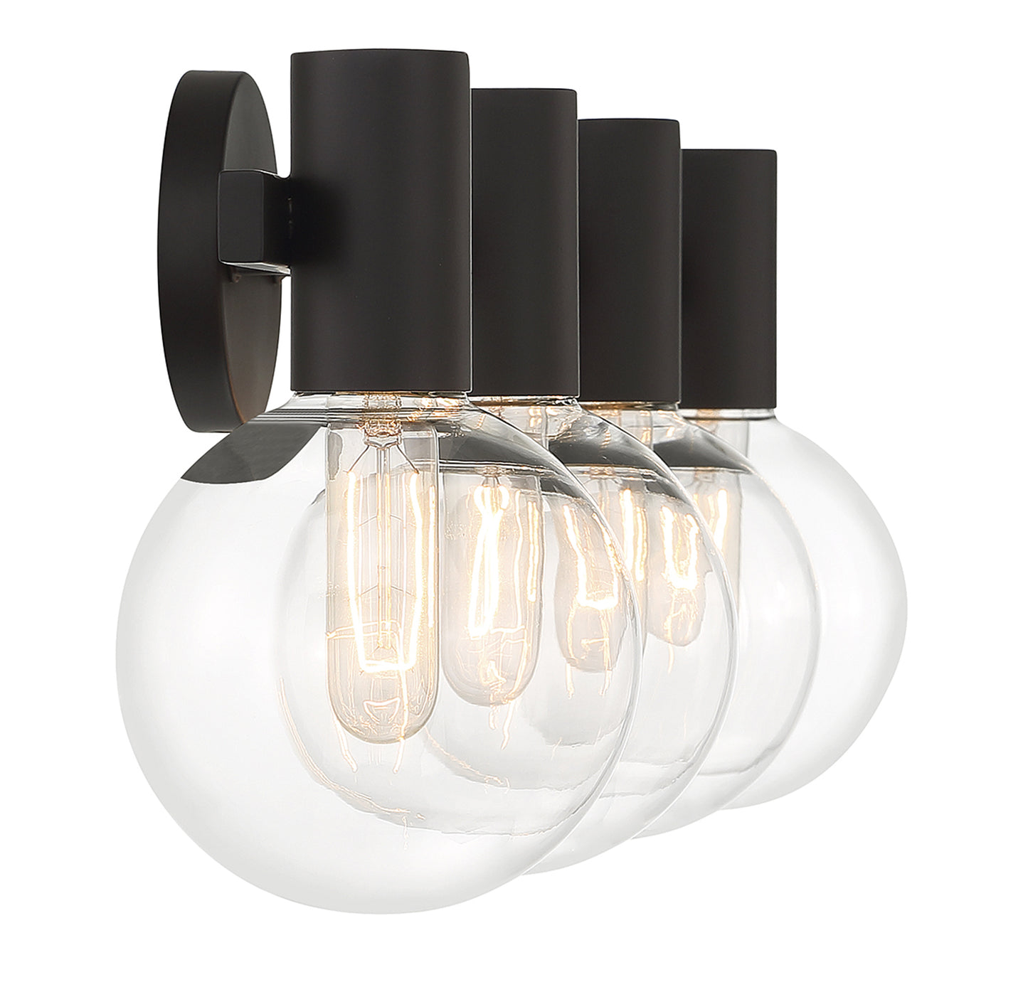 Wright 4-Light Bathroom Vanity Light in Chrome