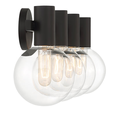 Wright 4-Light Bathroom Vanity Light in Chrome