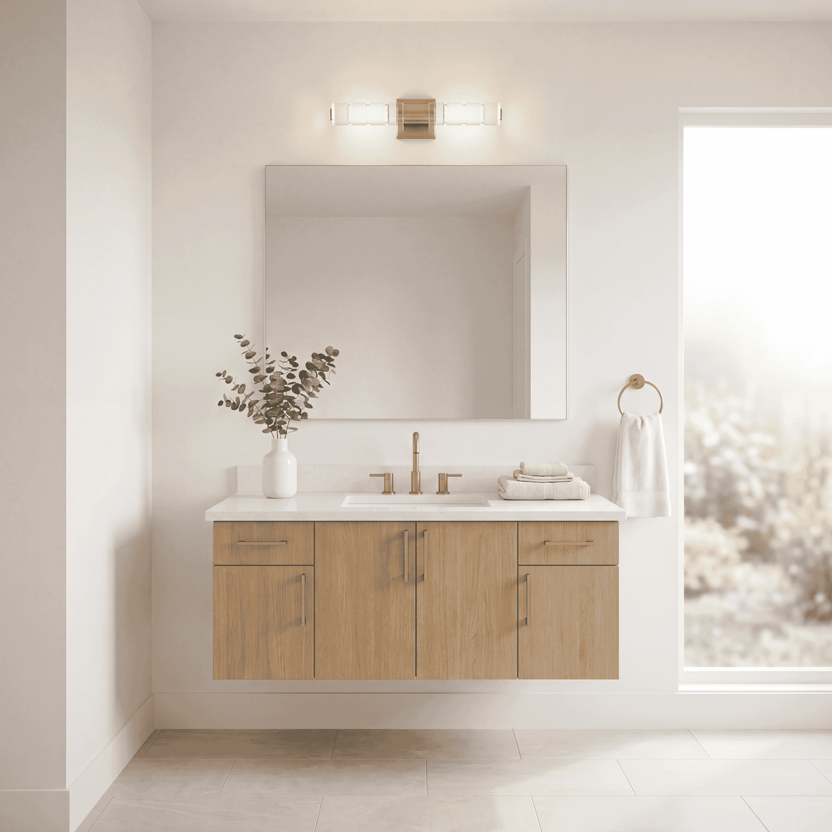 Beale LED Bathroom Vanity Light, 18"