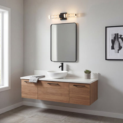 Savoy House Beale LED Bathroom Vanity Light, 18" - Black Lustre
