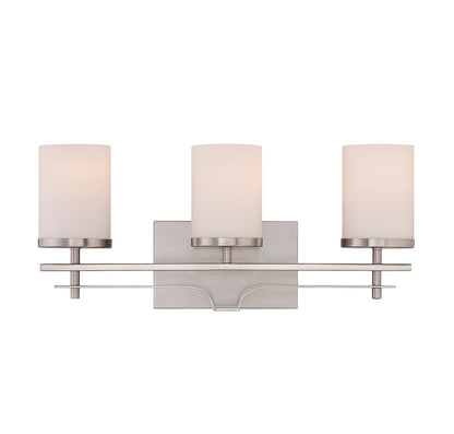 Savoy House Colton 3-Light Bath Vanity Satin Nickel