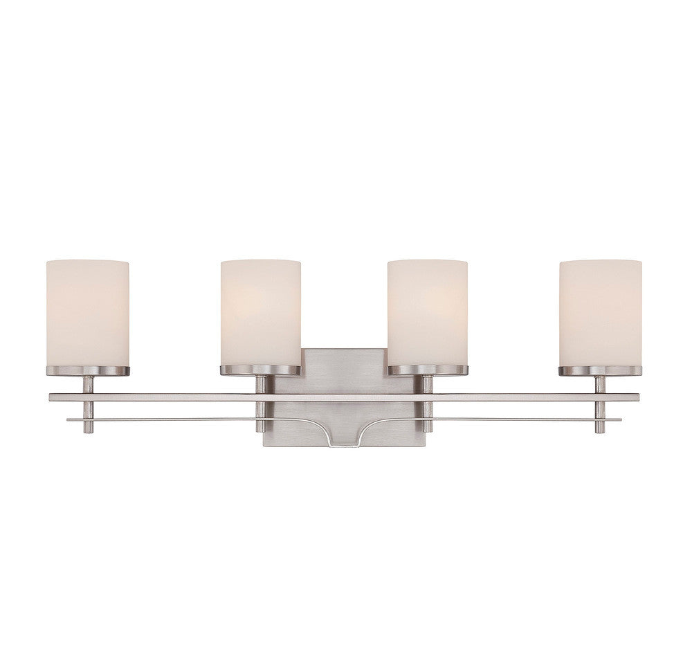 Savoy House Colton 4-Light Bath Vanity Satin Nickel