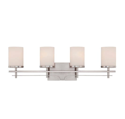Savoy House Colton 4-Light Bath Vanity Satin Nickel