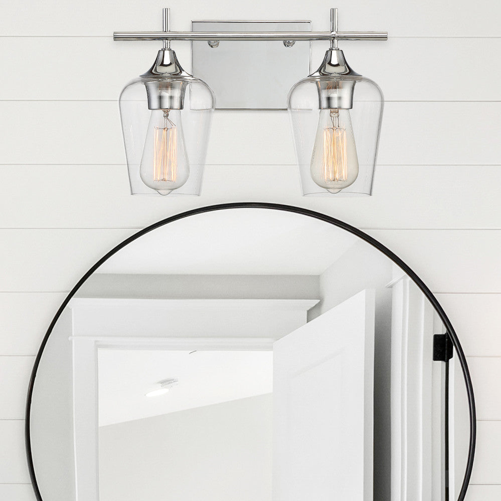 Savoy House Octave 2-Light Bath Vanity Black