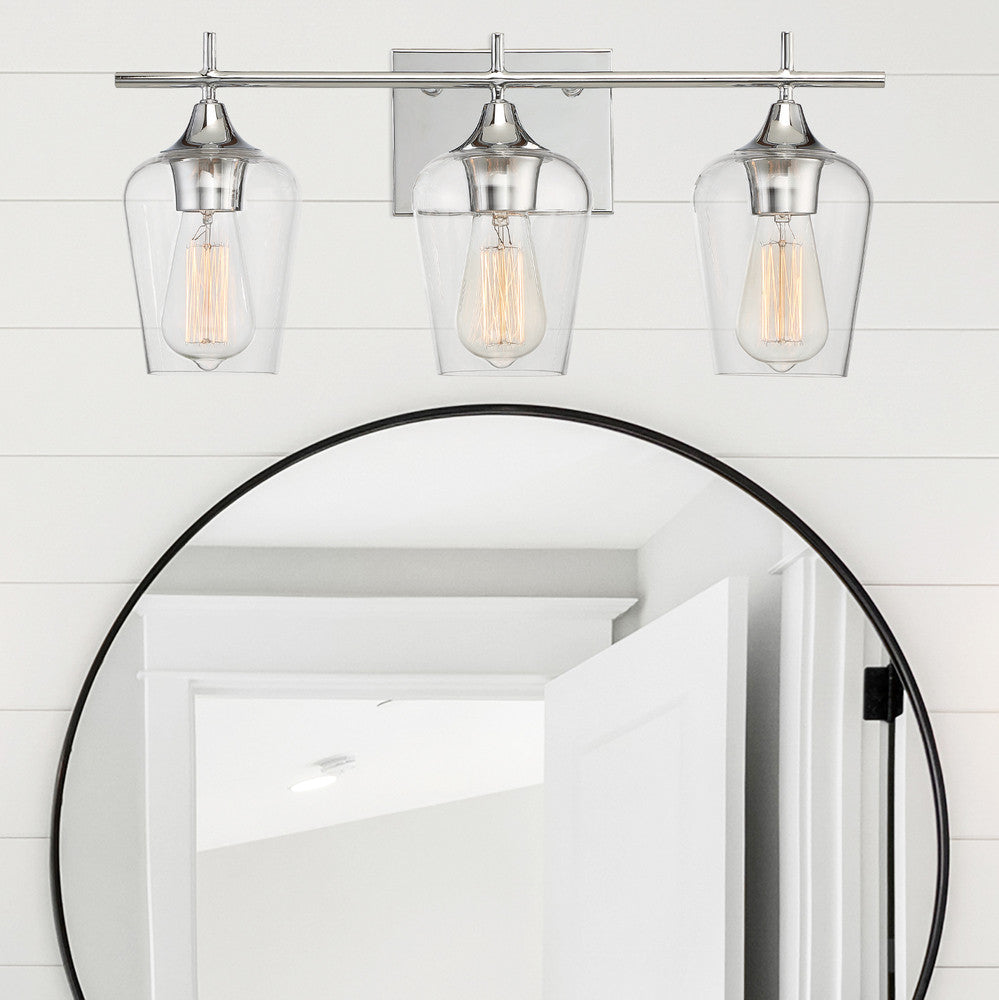 Savoy House Octave 3-Light Bath Vanity Black
