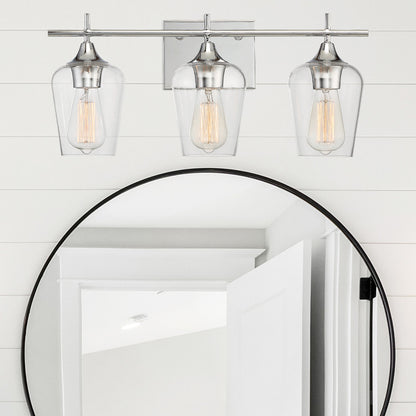 Savoy House Octave 3-Light Bath Vanity Black