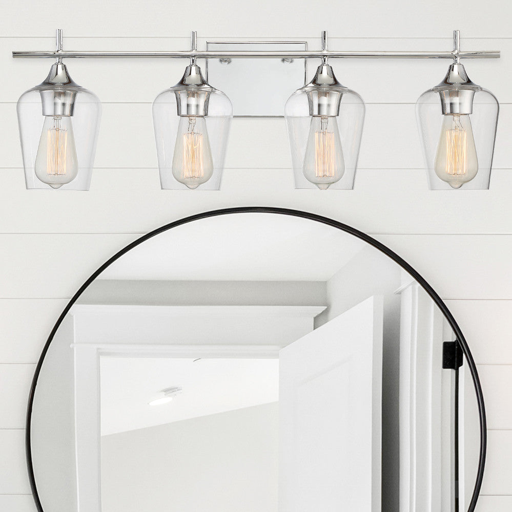 Savoy House Octave 4-Light Bath Vanity Black