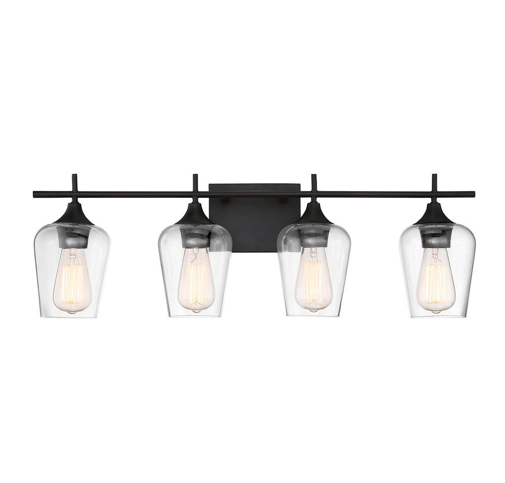 Savoy House Octave 4-Light Bath Vanity Satin Nickel