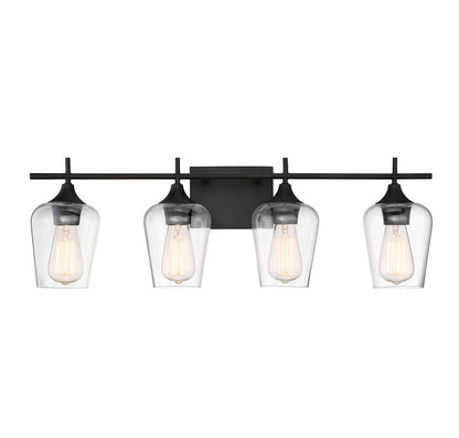 Savoy House Octave 4-Light Bath Vanity Satin Nickel