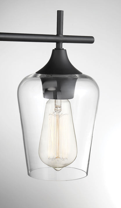 Octave 4-Light Bathroom Vanity Light in Polished Chrome