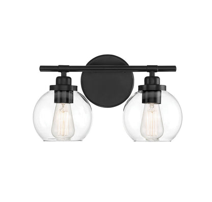 Savoy House Carson 2-Light Bath Vanity Matte Black