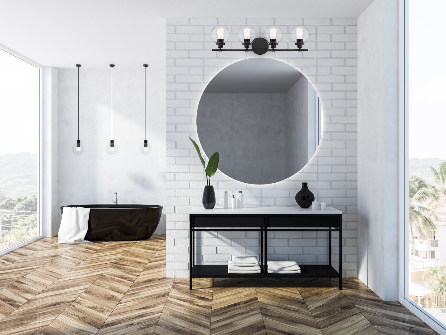 Carson 4-Light Bathroom Vanity Light