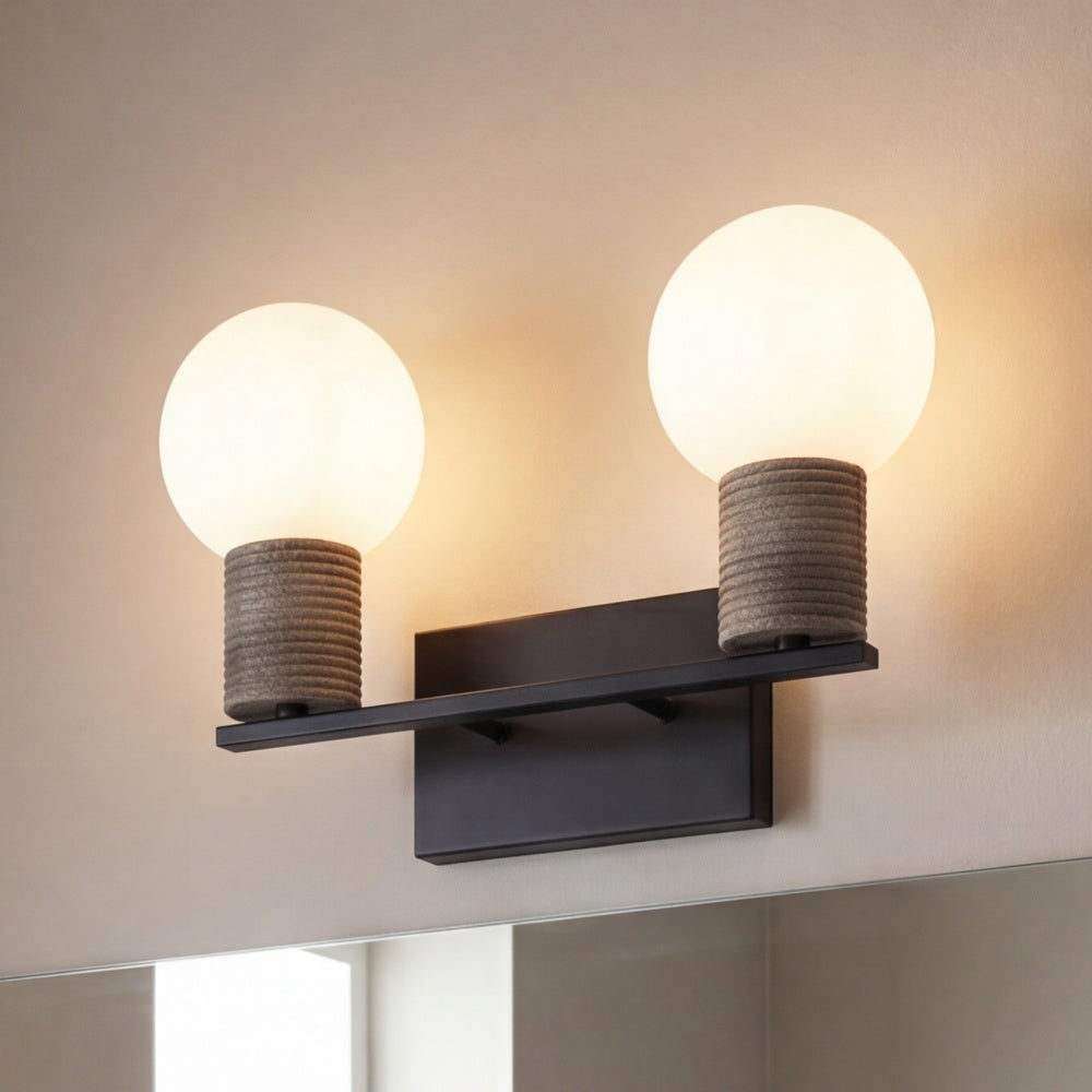 Savoy House Jarrell 2-Light Bathroom Vanity Light - Matte Black