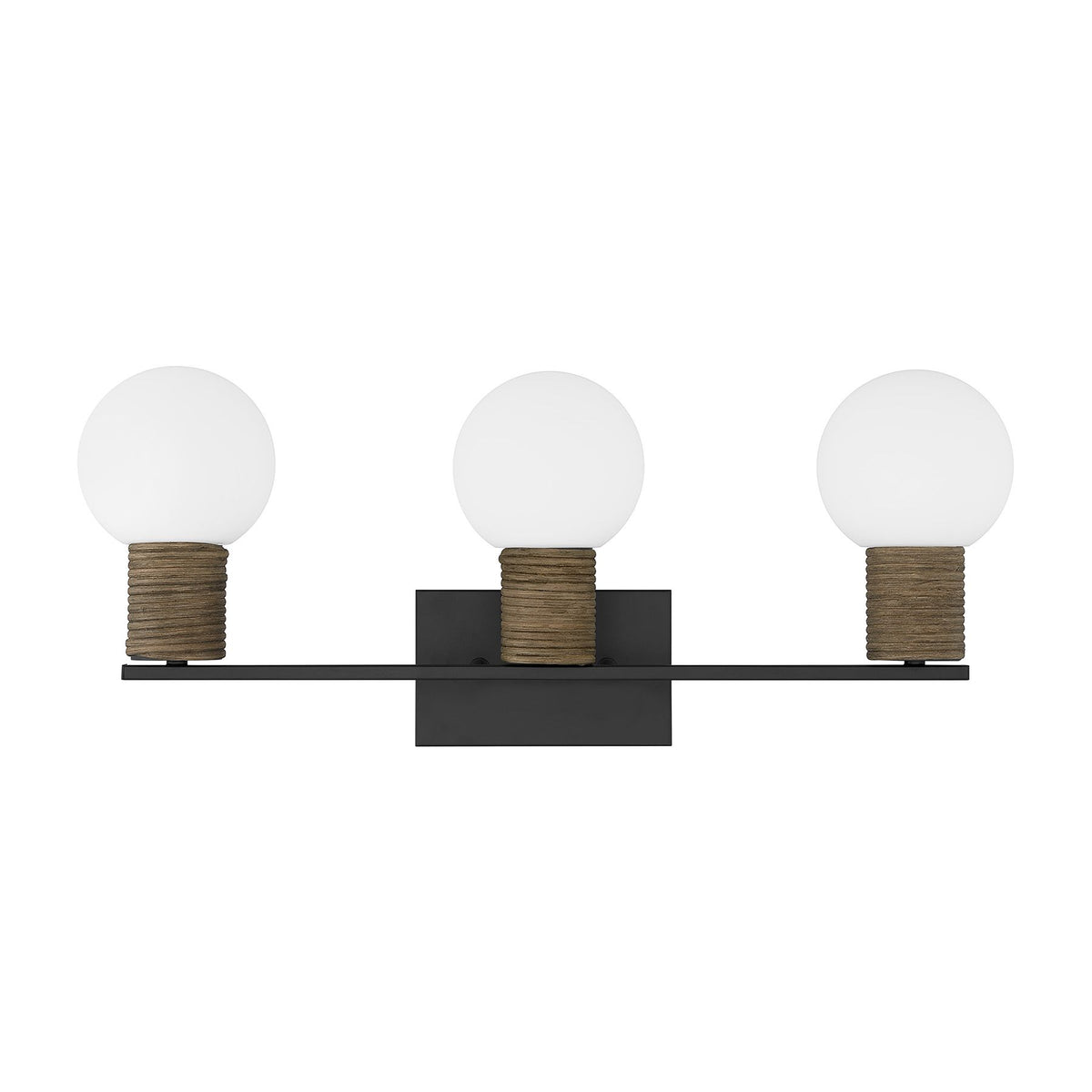 Savoy House Jarrell 3-Light Bathroom Vanity Light - Matte Black, view 2