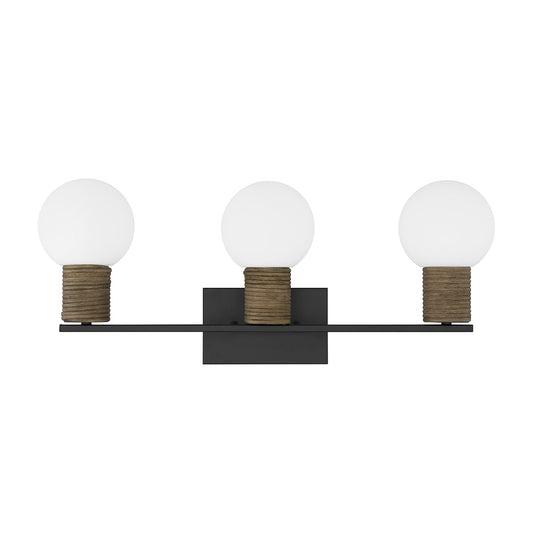 Savoy House Jarrell 3-Light Bathroom Vanity Light - Matte Black, view 2