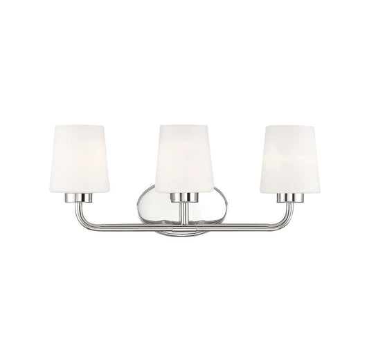 Savoy House Capra 3-Light Bath Vanity Polished Nickel
