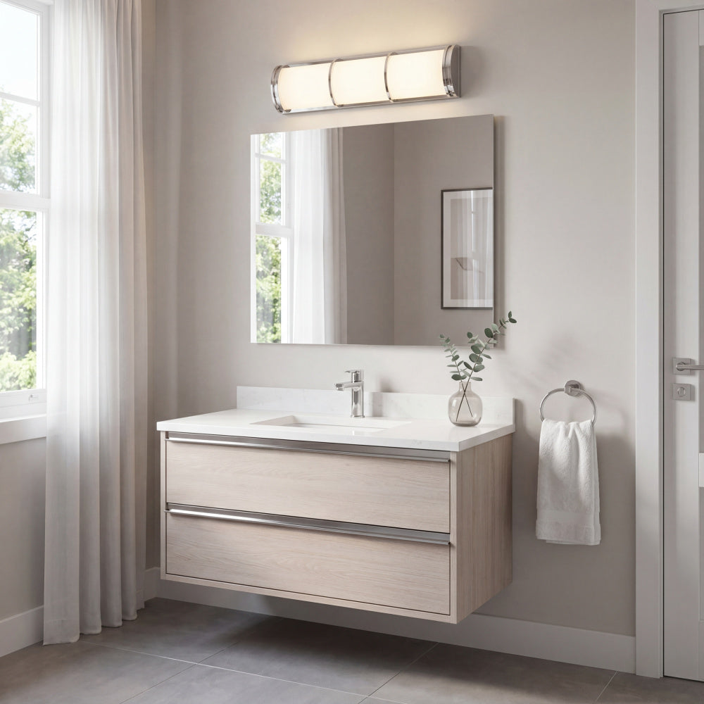 Savoy House Harper LED Bathroom Vanity Light, 16" - Chrome
