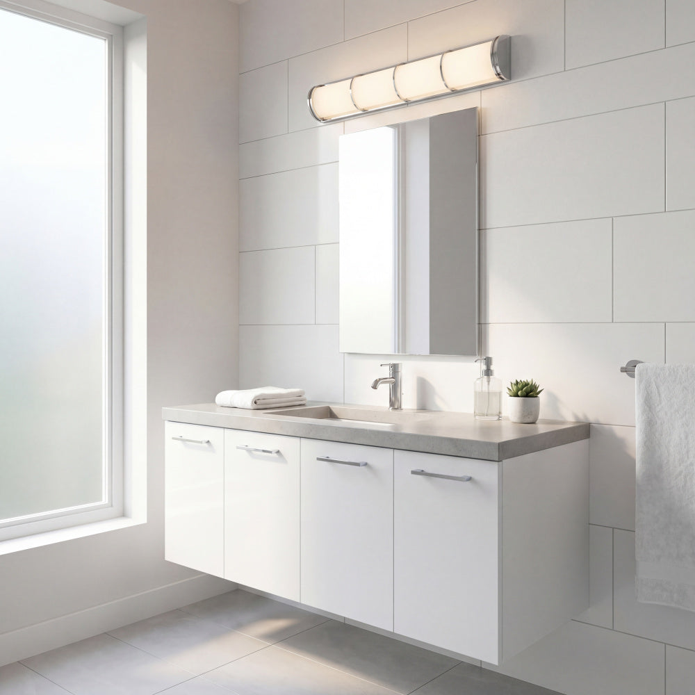 Savoy House Harper LED Bathroom Vanity Light, 26" - Chrome
