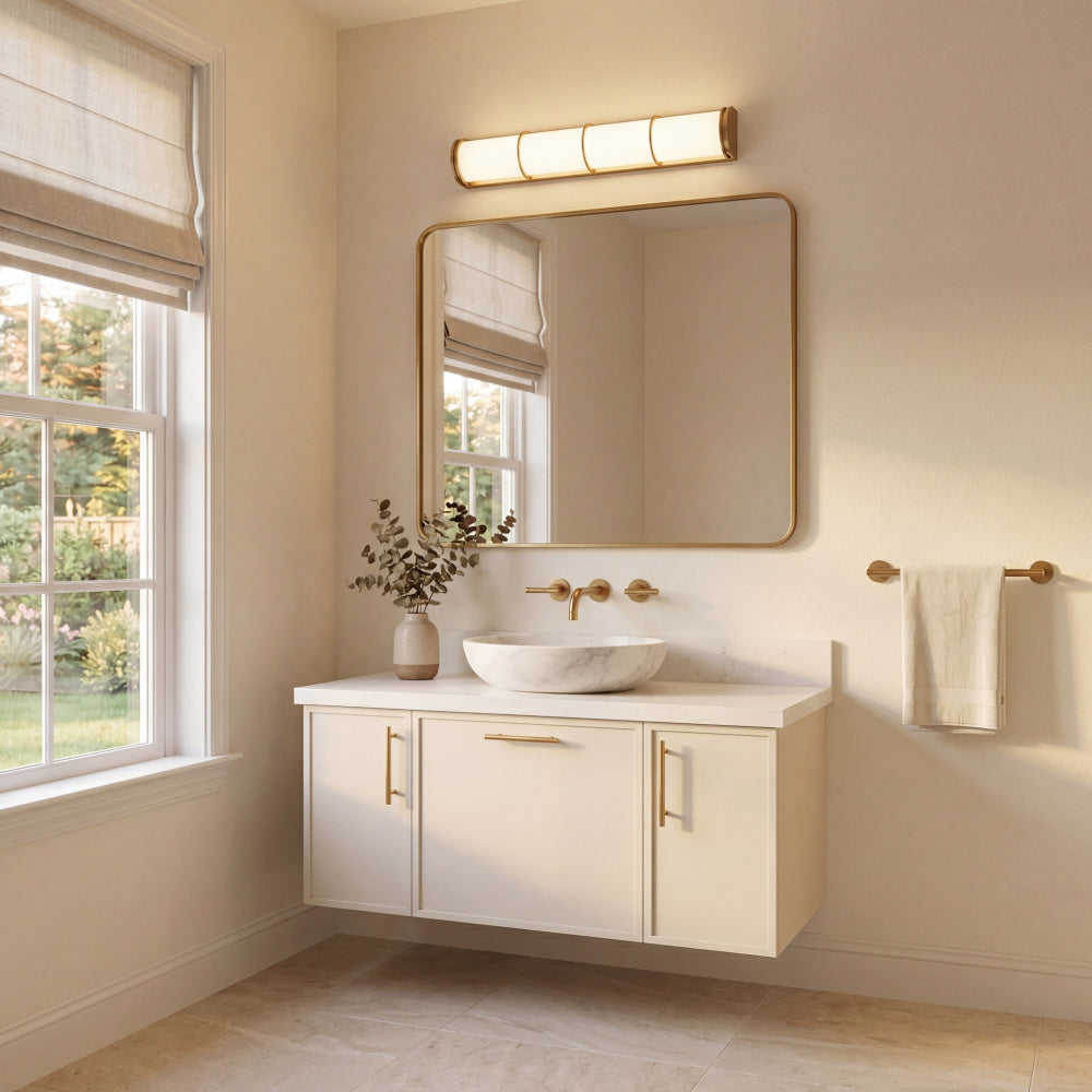 Savoy House Harper LED Bathroom Vanity Light, 26" - Warm Brass