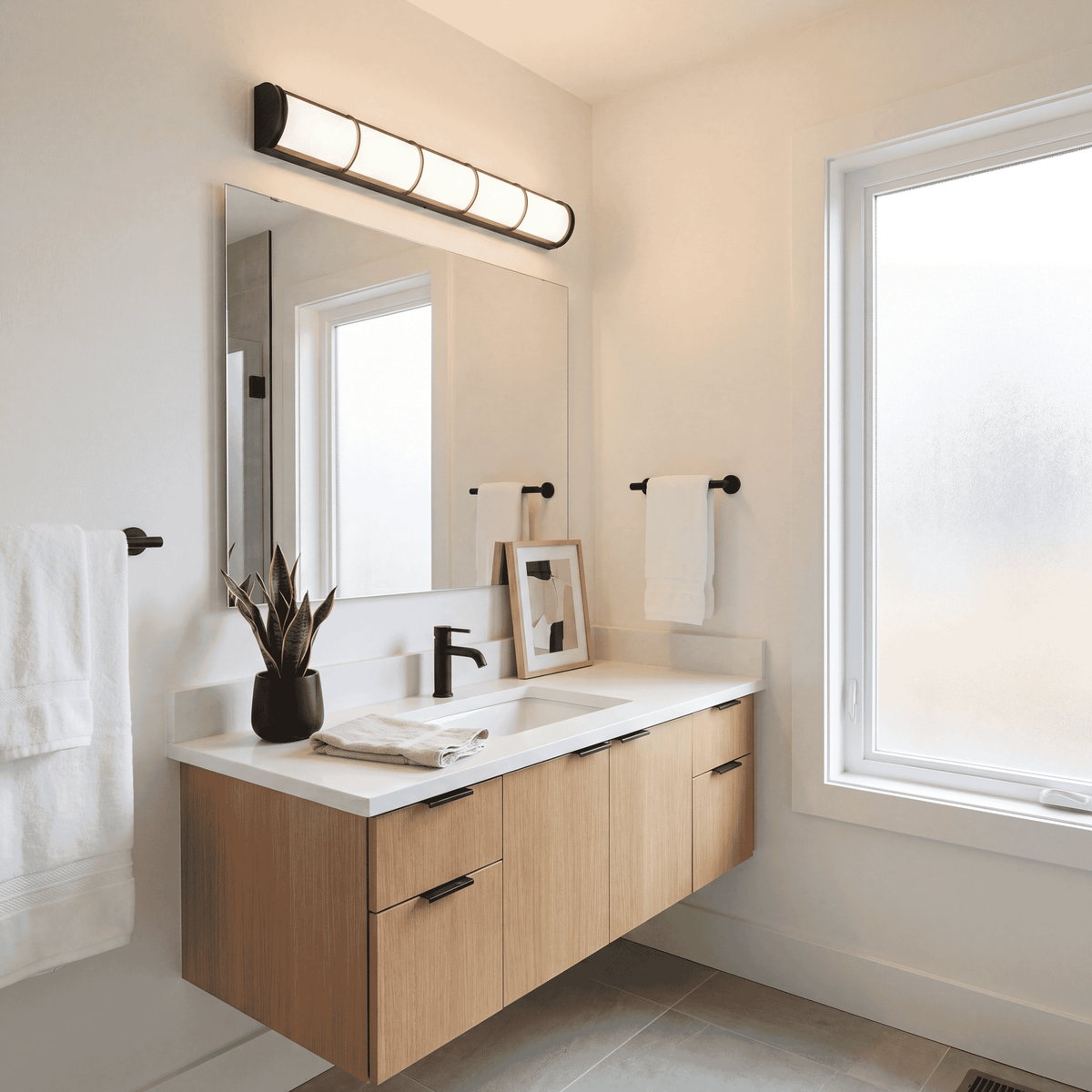 Harper LED Bathroom Vanity Light, 36"