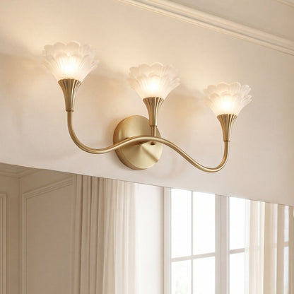 Savoy House Florena 3-Light Bathroom Vanity Light by Breegan Jane - Noble Brass