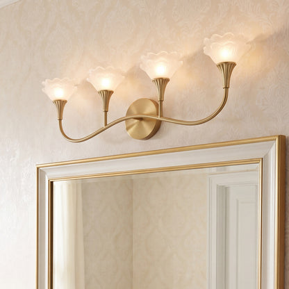 Savoy House Florena 4-Light Bathroom Vanity Light by Breegan Jane - Noble Brass