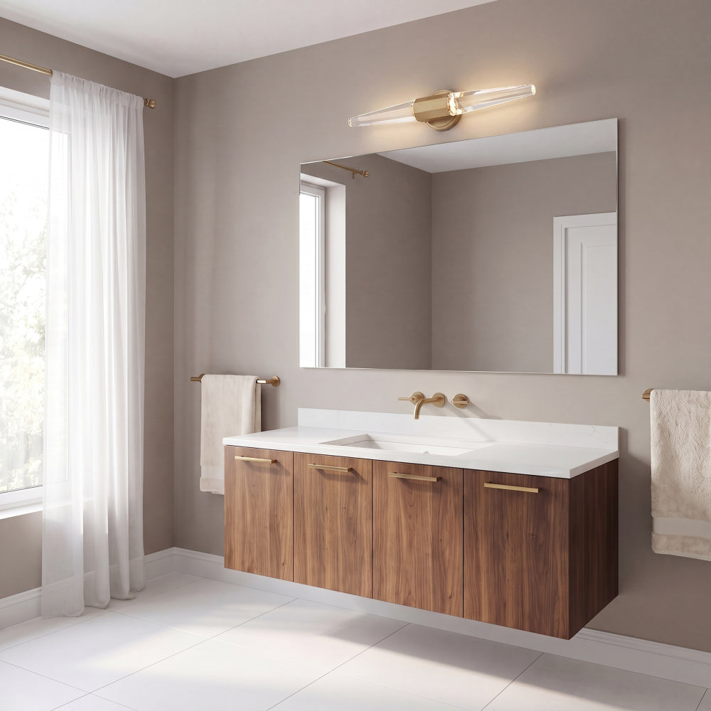 Savoy House Beaumont 28" LED Bathroom Vanity Light - Noble Brass