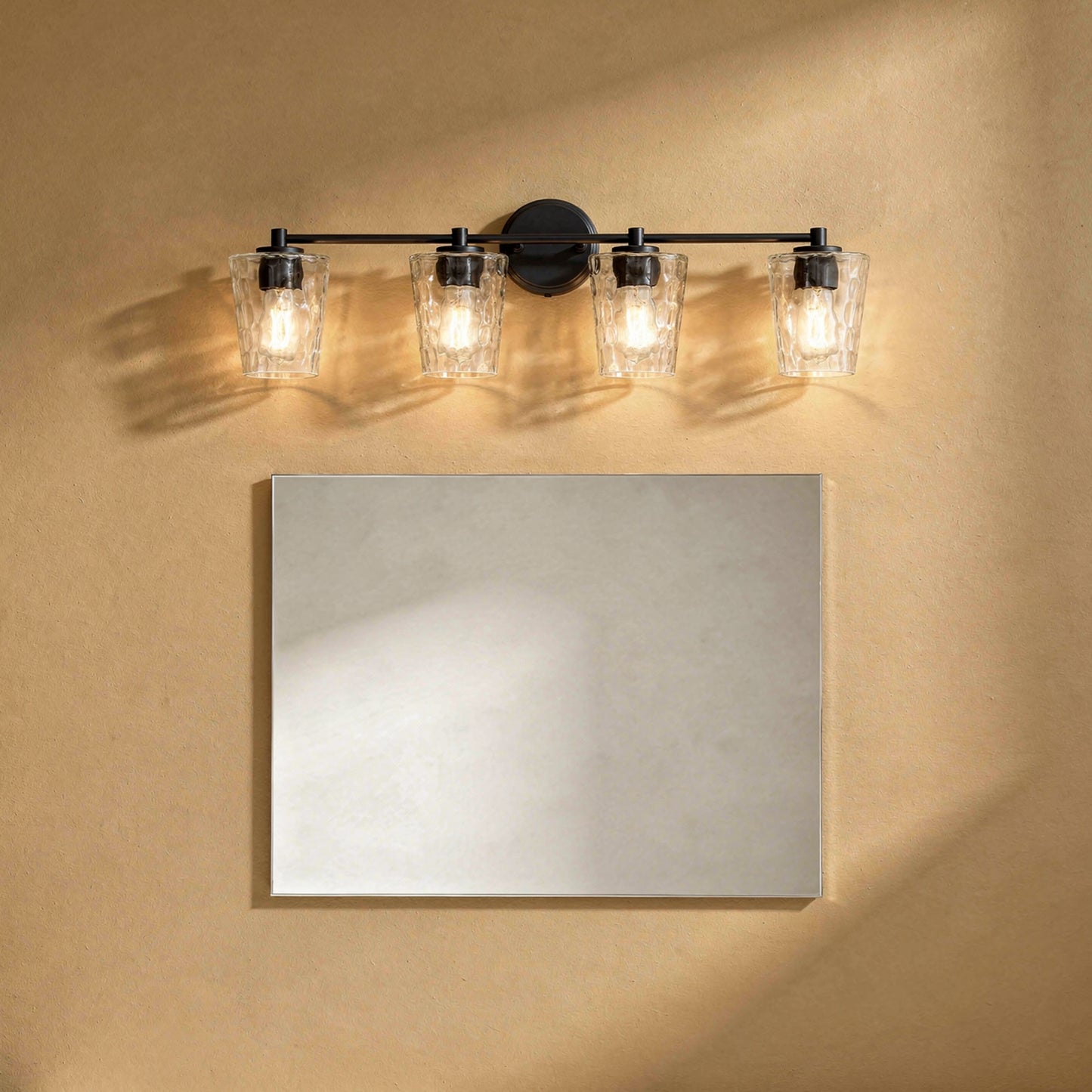 Ballas 4-Light Bathroom Vanity Light - Satin Nickel
