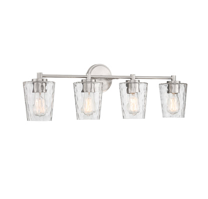 Ballas 4-Light Bathroom Vanity Light - Satin Nickel