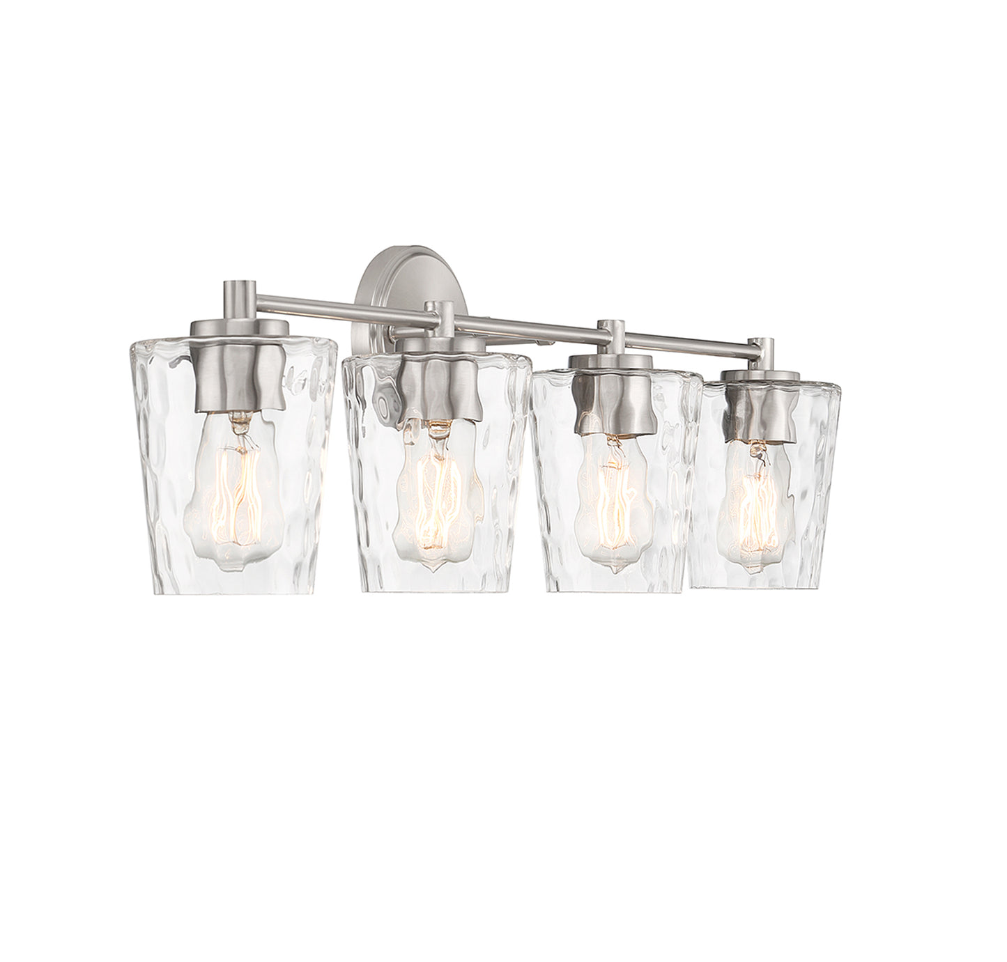 Ballas 4-Light Bathroom Vanity Light - Satin Nickel