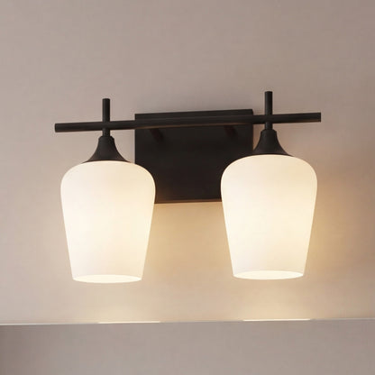 Savoy House Octave 2-Light Bathroom Vanity Light - Matte Black
