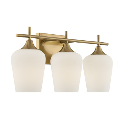 Octave Opal 3-Light Bathroom Vanity Light