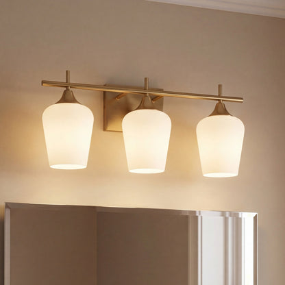Savoy House Octave 3-Light Bathroom Vanity Light - Warm Brass