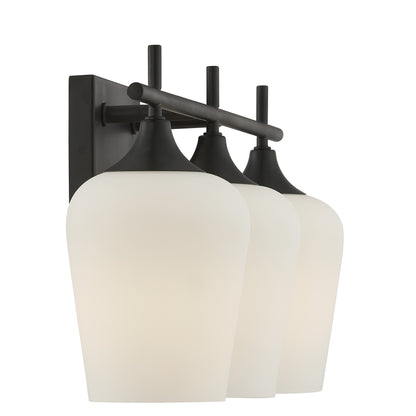 Octave Opal 3-Light Bathroom Vanity Light