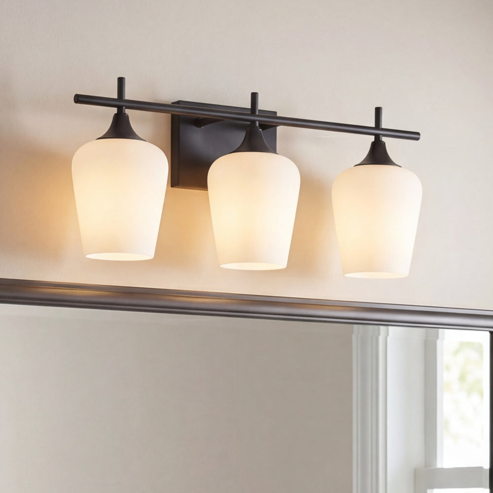 Savoy House Octave 3-Light Bathroom Vanity Light - Matte Black