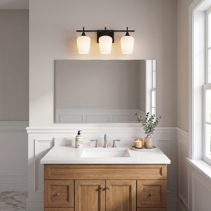 Octave Opal 3-Light Bathroom Vanity Light