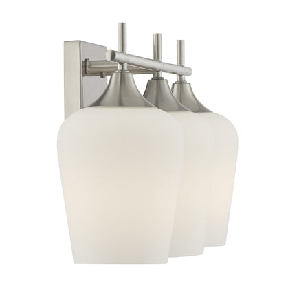 Octave Opal 3-Light Bathroom Vanity Light