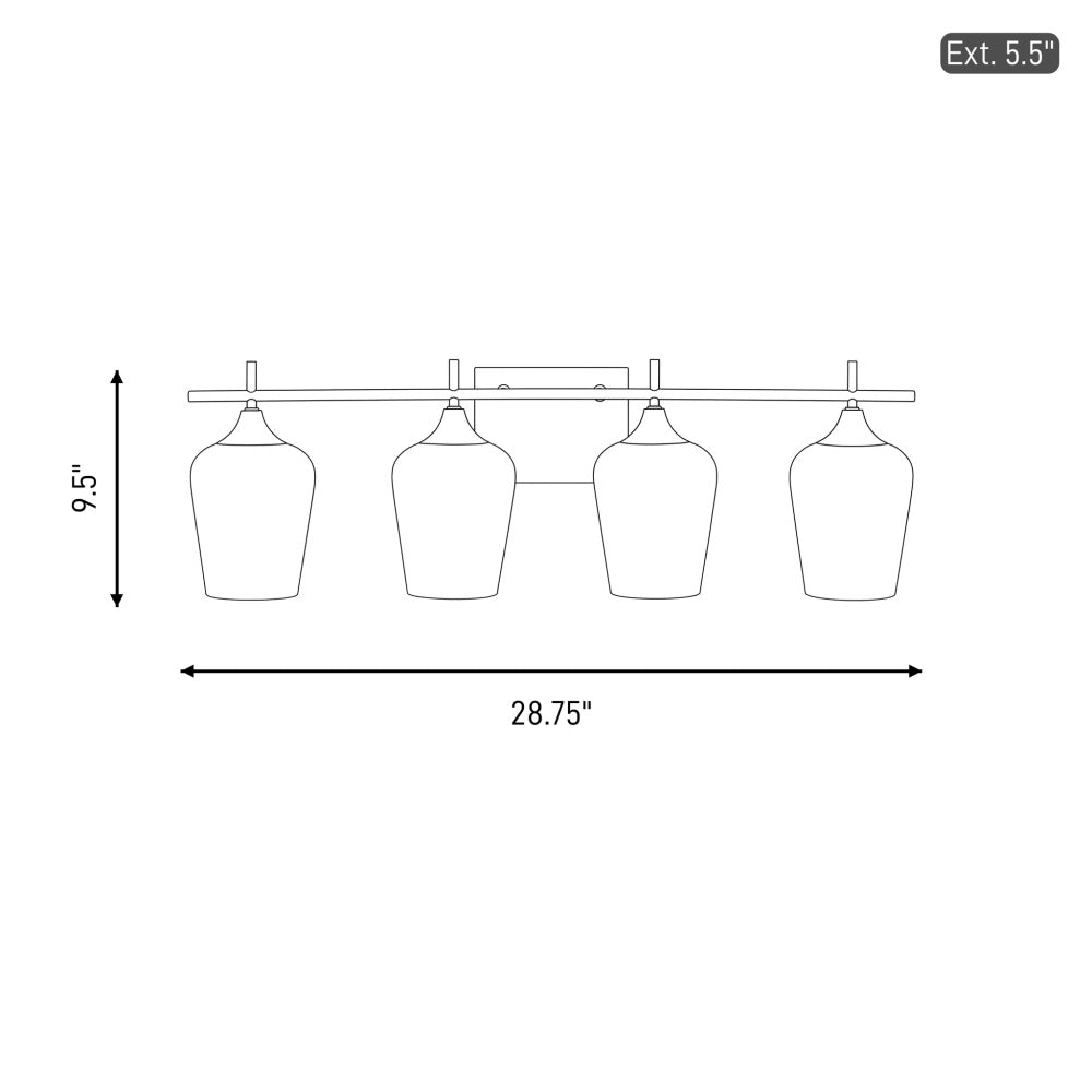 octave 4 light bathroom vanity light in 8 6030 4 128