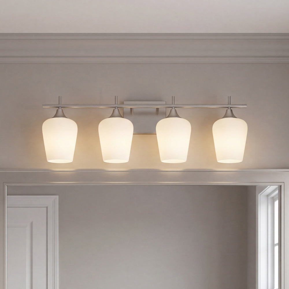 Savoy House Octave 4-Light Bathroom Vanity Light - Satin Nickel