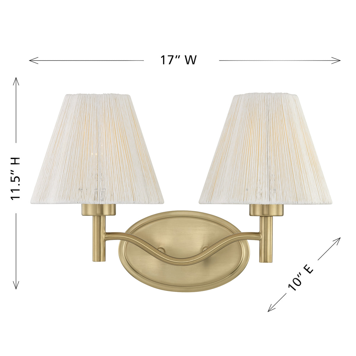 Savoy House Rosa 2-Light Bathroom Vanity Light - alternate view